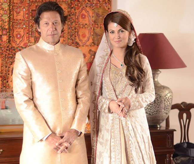 इमरान खान पत्नी रेहम खान के साथ (फाइल फोटो)