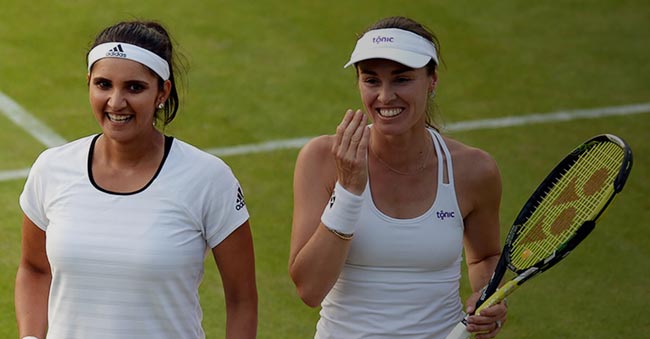 सानिया मिर्जा और मार्टिना हिंगिस