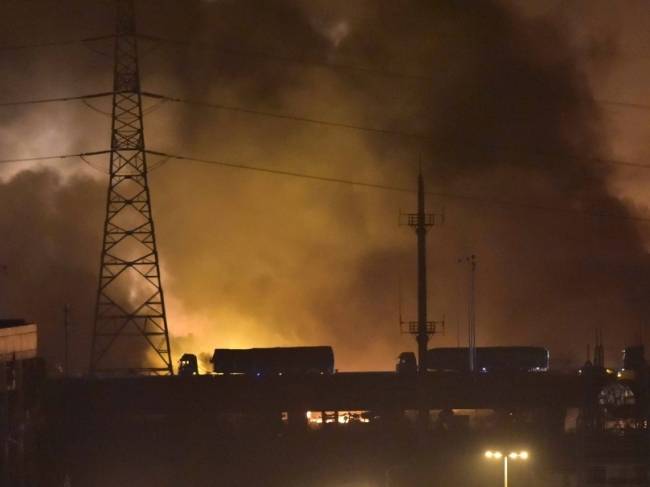 चीन में भयंकर विस्फोट