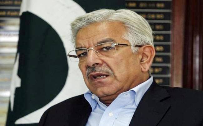 Pakistan's defence minister Khawaja Muhammad Asif
