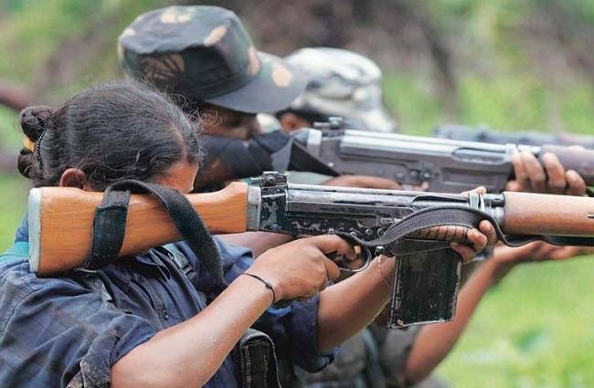 जंगल में चल रहा था नक्सली कैंप