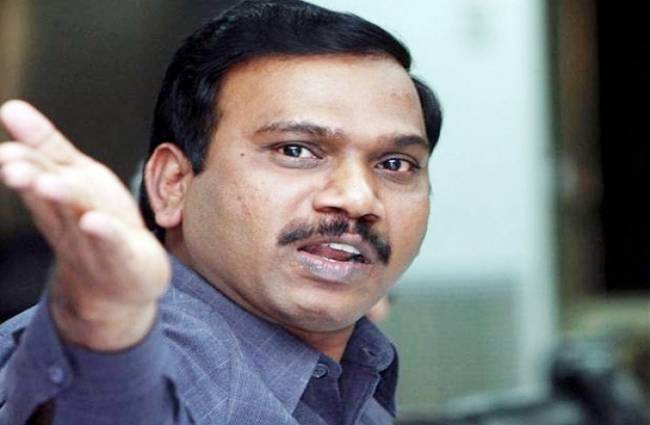 पूर्व मंत्री ए. राजा (फाइल फोटो)