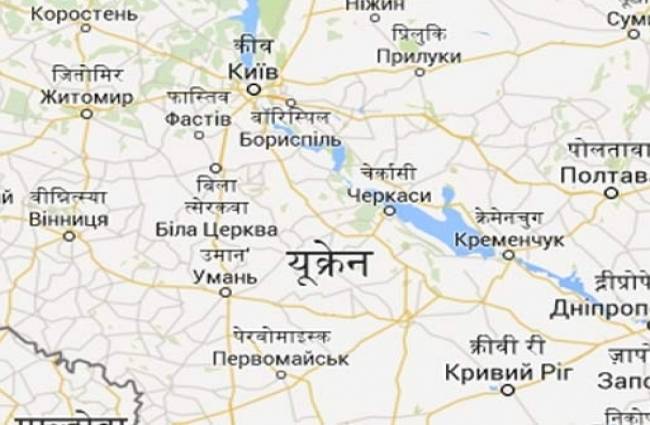 यूक्रेन का मैप