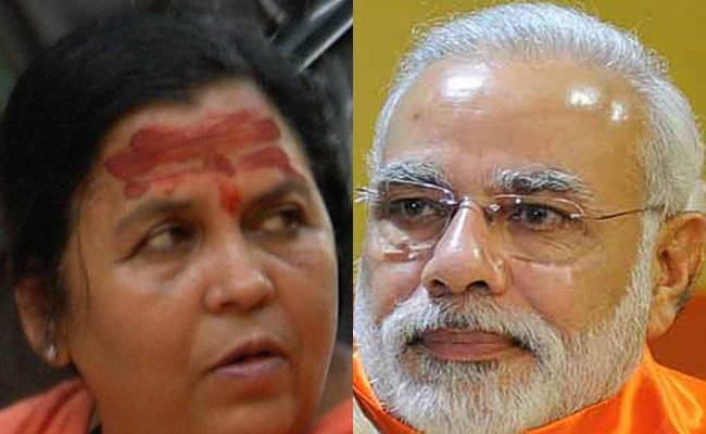 Uma Bharti, PM Modi