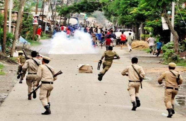 मणिपुर में भड़की हिंसा