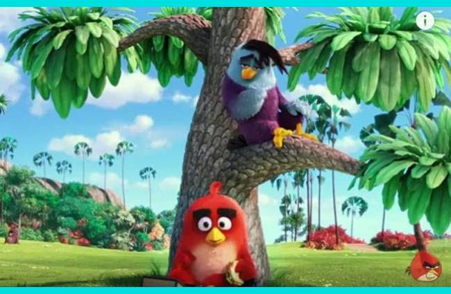 The Angry Birds का एक सीन