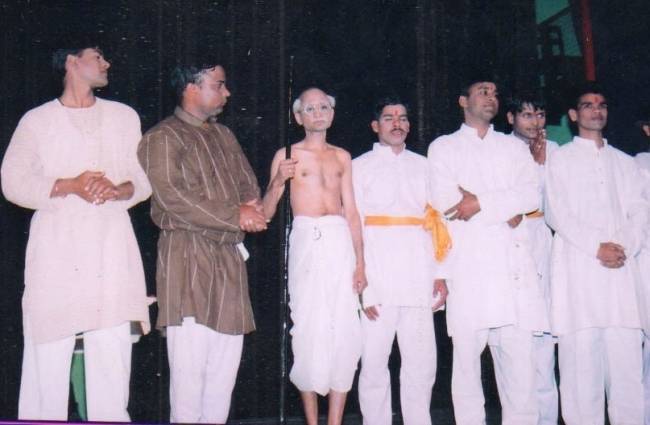 Alok Sonvalkar in Mahatma Gandhi Role