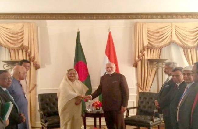 PM नरेंद्र मोदी और बांग्लादेश की प्रधानमंत्री शेख हसीना