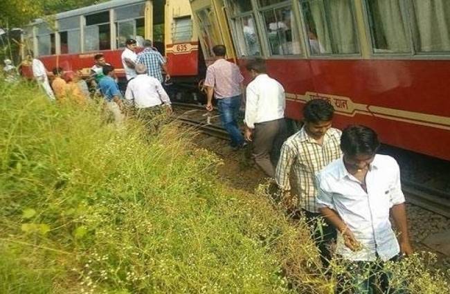 टॉय ट्रेन हादसे की तस्वीर