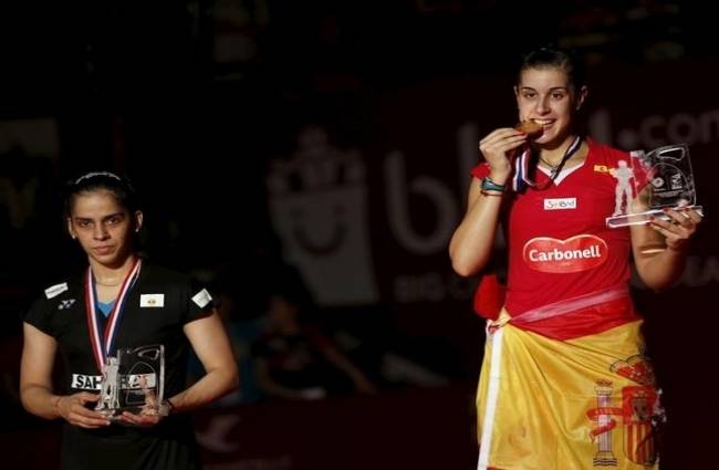 कैरोलिना ने वर्ल्ड चैंपियनशिप के फाइनल में साइना को हराया था