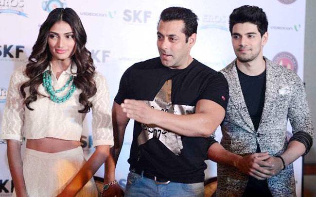 सलमान खान, अतिया शेट्टी और सूरज पंचोली