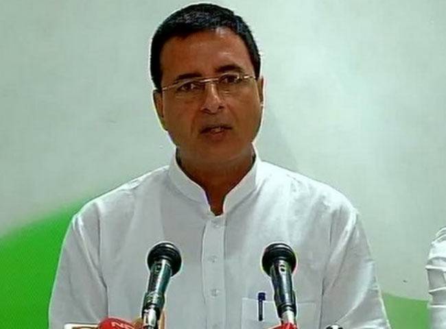 कांग्रेस प्रवक्ता रणदीप सिंह सुरजेवाला