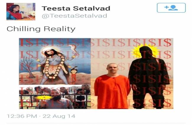 तीस्ता सीतलवाड के इसी ट्वीट पर हुआ था केस