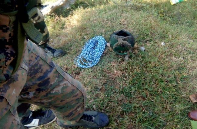 गया में सुरक्षा जांच के दौरान बरामद बम