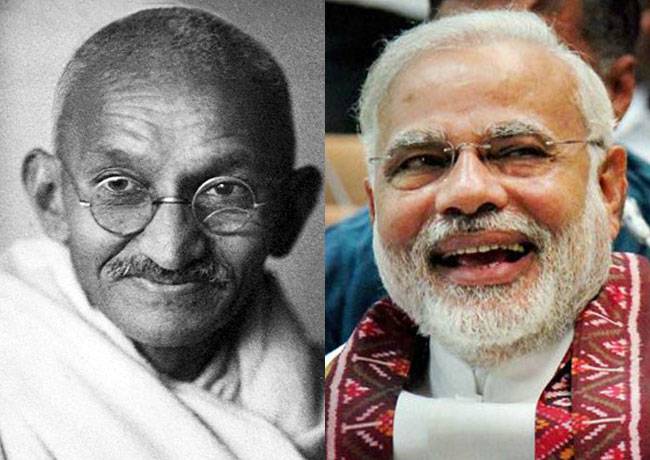 महात्मा गांधी और PM मोदी