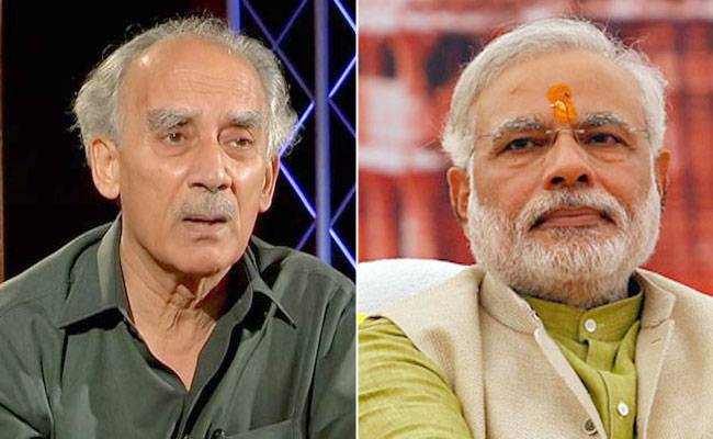 अरुण शौरी ने की मोदी सरकार की आलोचना