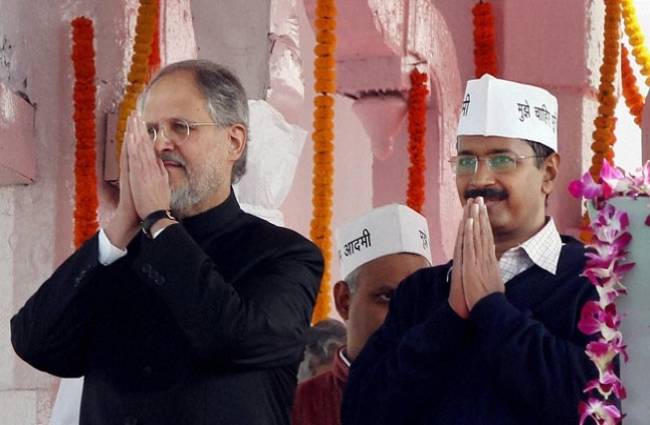 नजीब जंग और अरविंद केजरीवाल