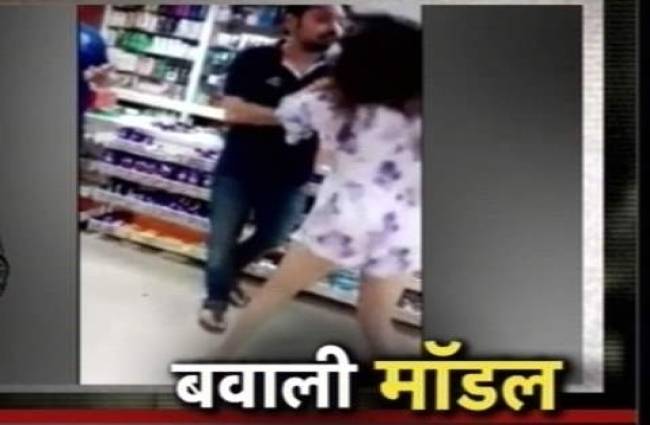 मॉडल पूजा मिश्रा ने आधी रात को किया बवाल