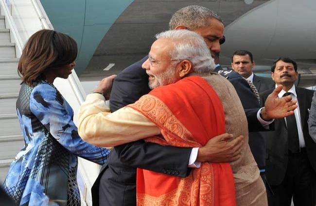 Barack Obama and Narendra Modi