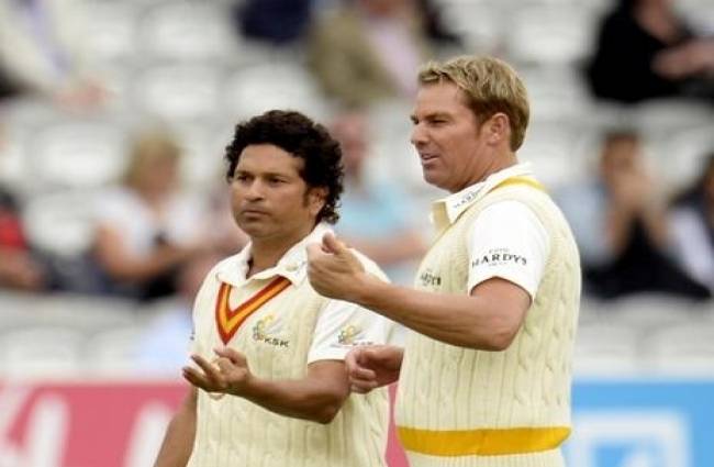 सचिन तेंदुलकर और शेन वार्न (फाइल फोटो)
