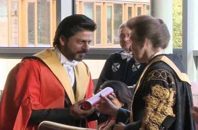 मानद उपाधि से सम्‍मानित हुए शाहरुख खान