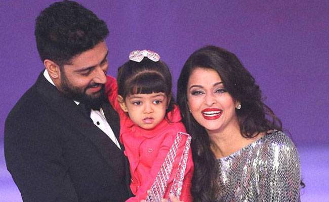 अभि‍षेक बच्चन, ऐश्वर्या राय के साथ आराध्या बच्चन