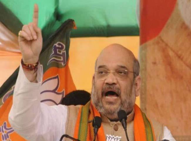 रक्सौल की रैली में बीजेपी अध्यक्ष अमित शाह