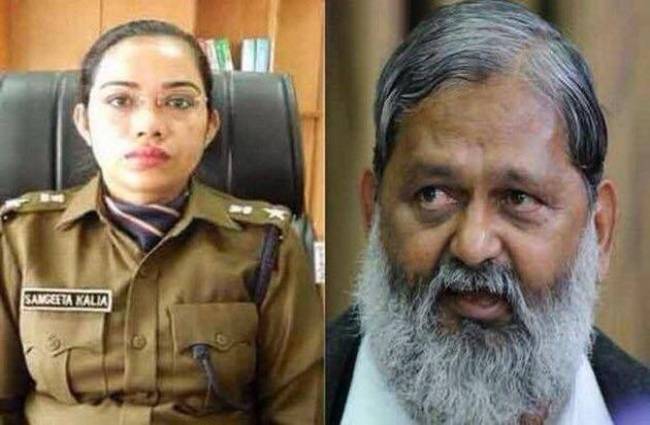 संगीता कालिया और अनिल विज (काटजू के FB पोस्ट से)