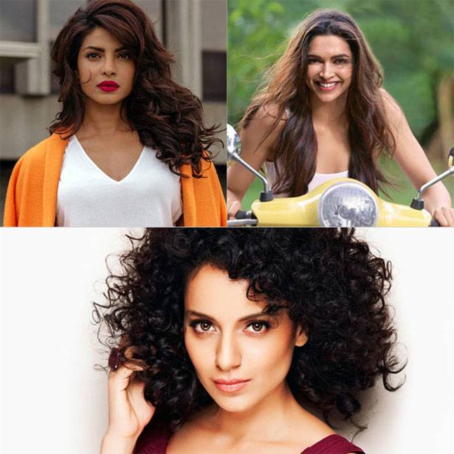 प्रियंका चोपड़ा, दीपिका पादुकोण और कंगना रनोट