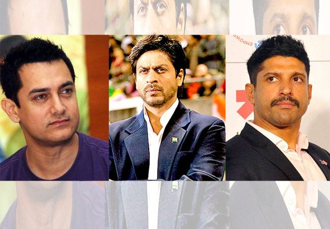 आमिर खान, शाहरुख खान और फरहान अख्तर