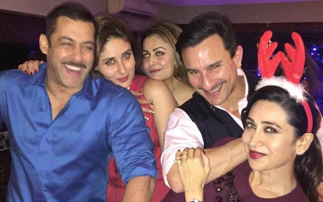 सलमान खान, करीना कपूर, अमृता अरोड़ा, सैफ अली खान और करिश्मा कपूर