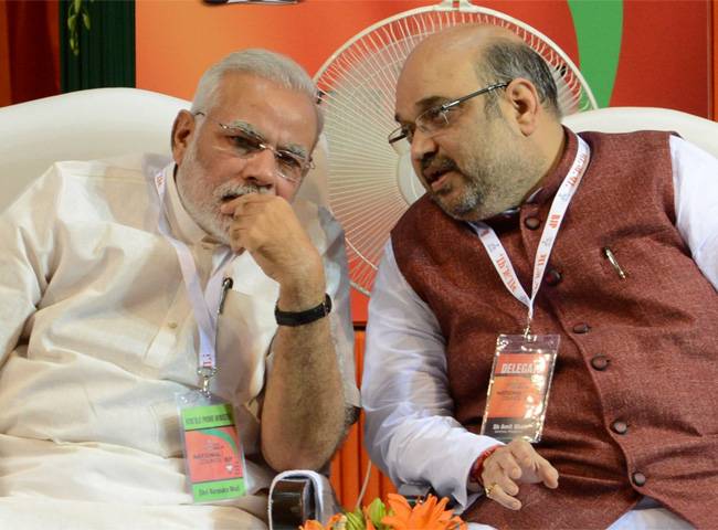 प्रधानमंत्री नरेंद्र मोदी और बीजेपी अध्यक्ष अमित शाह की फाइल फोटो