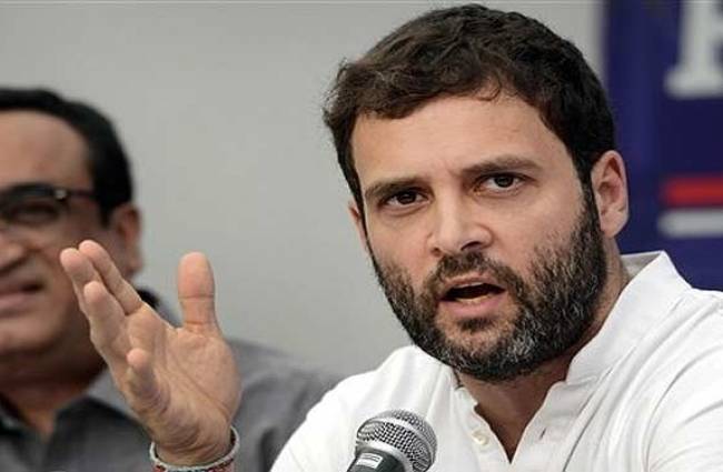 राहुल गांधी का मोदी पर हमला
