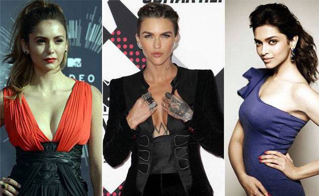 नीना डोबरेव, रूबी रोज और दीपिका पादुकोण