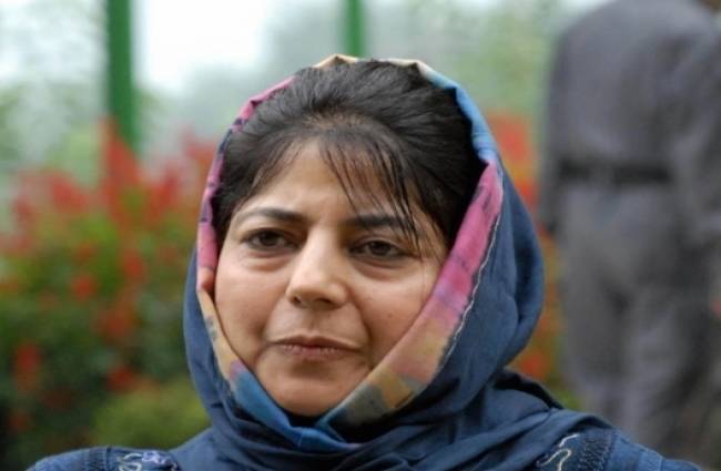 पीडीपी अध्यक्ष हैं महबूबा मुफ्ती