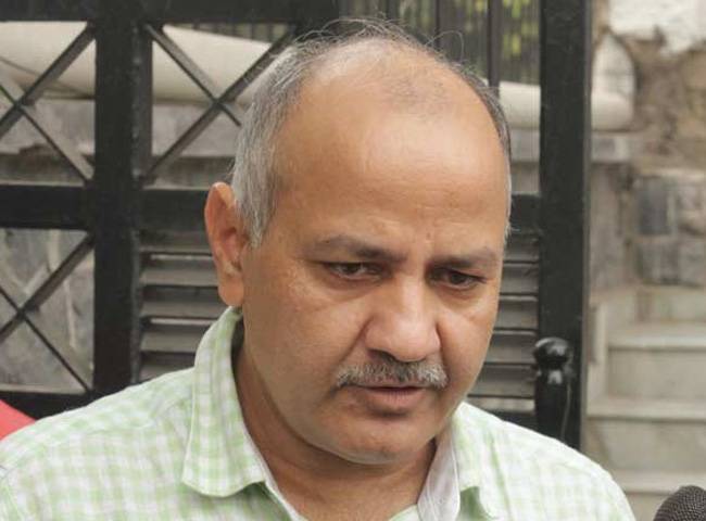 दिल्ली के उपमुख्यमंत्री मनीष सिसोदिया