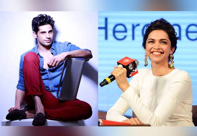 सिद्धार्थ मल्होत्रा और दीपिका पाडुकोण