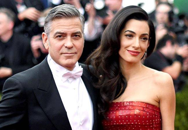 एक्टर जॉर्ज क्लूनी और उनकी पत्नी अमाल