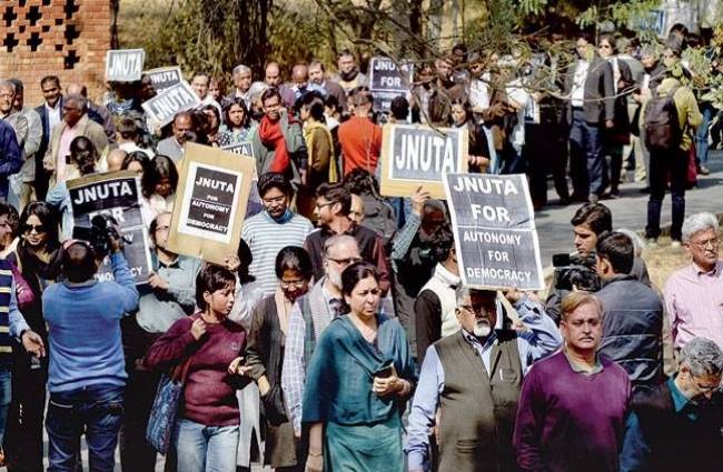 जेएनयूटीए ने रजिस्ट्रार को हटाने की मांग दोहराई