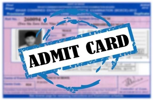 admit card