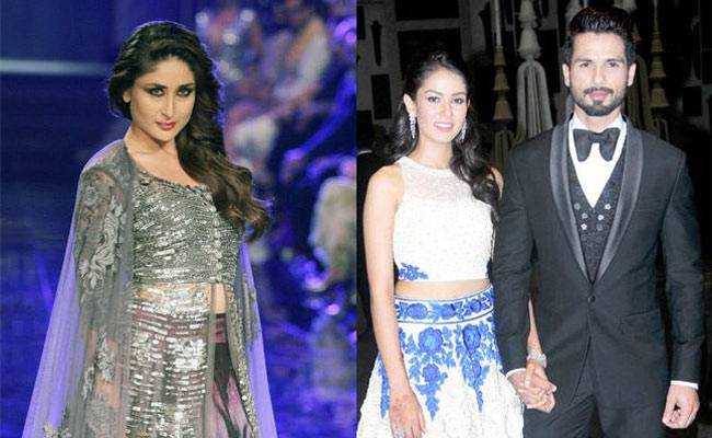 करीना कपूर खान, शाहिद कपूर और मीरा राजपूत