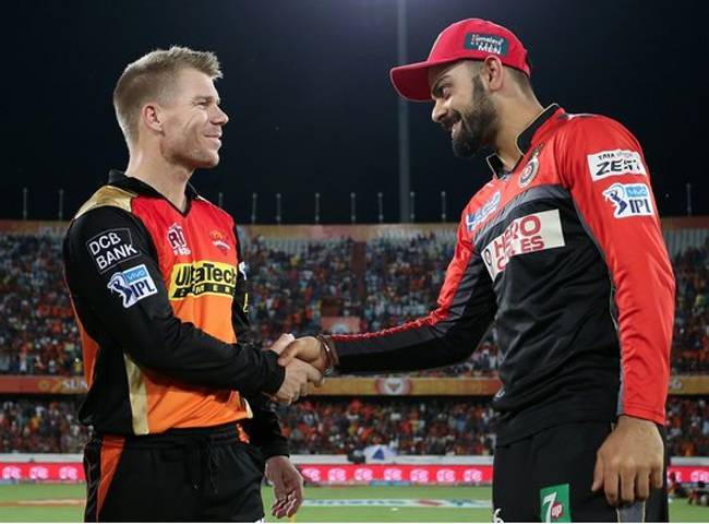 डेविड वार्नर और विराट कोहली