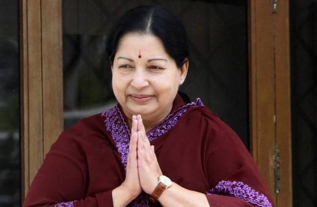 Tamil Nadu chief minister J Jayalalithaa