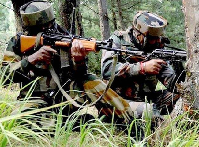 सर्च ऑपरेशन के दौरान किया गया हमला