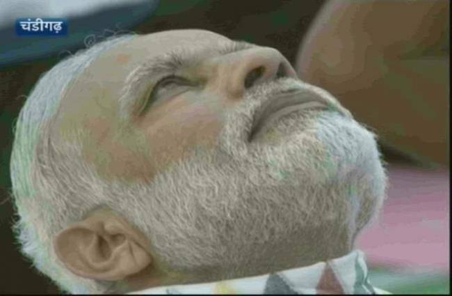 चंडीगढ़ में पीएम मोदी