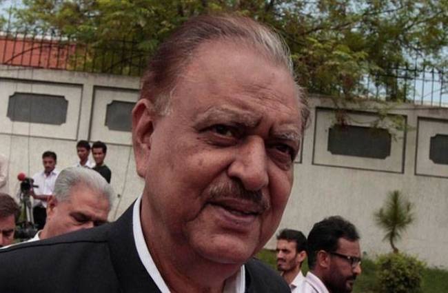 पाकिस्तान के राष्ट्रपति ममनून हुसैन