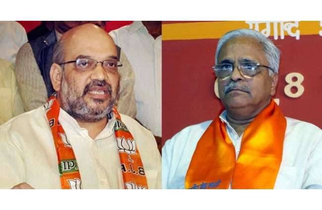 बीजेपी अध्यक्ष अमित शाह और भैयाजी जोशी