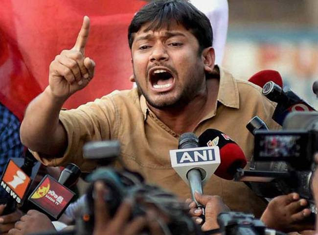 छात्रसंघ अध्यक्ष कन्हैया कुमार