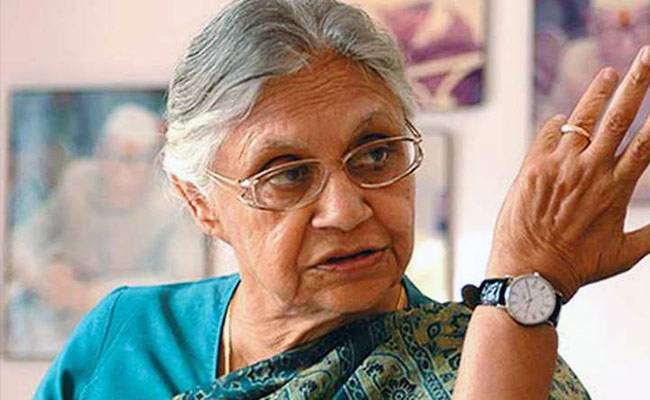 दिल्ली की पूर्व मुख्यमंत्री शीला दीक्ष‍ित