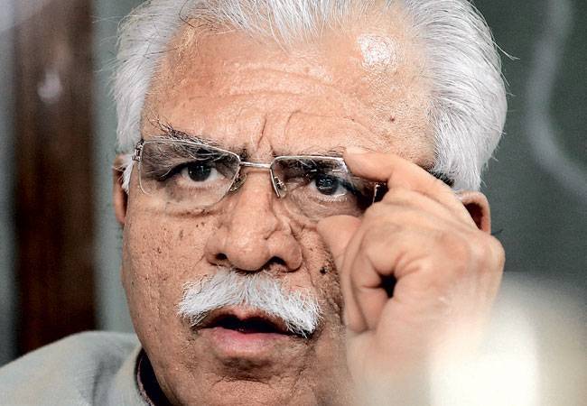 हरियाणा के मुख्यमंत्री मनोहर लाल खट्टर